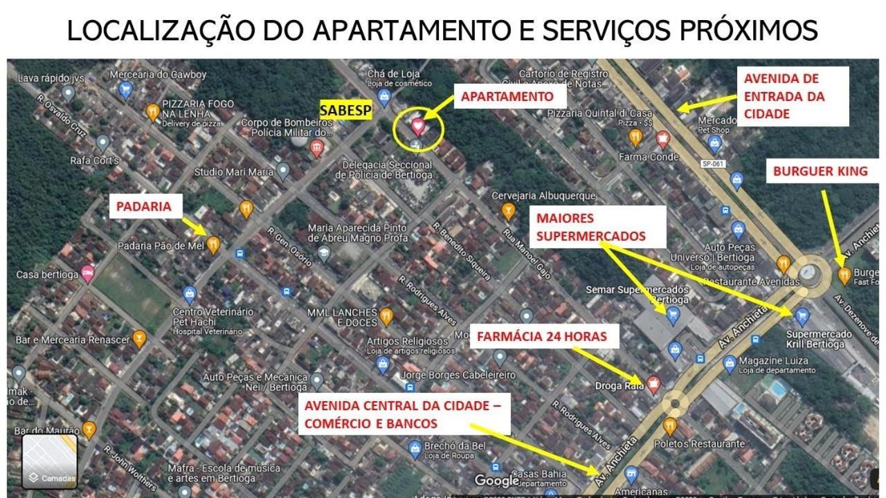 Apartament Apartamento No Centro De Bertioga Zewnętrze zdjęcie